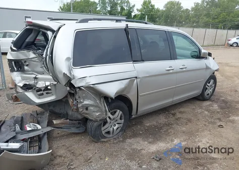 2006 Honda Odyssey Ex-L из США, поврежденный, VIN 5FNRL38616B401513